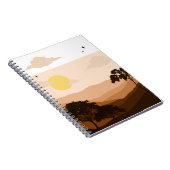 スカイスパイラルフォトノートブック（80ページB&W） ノートブック (右側)