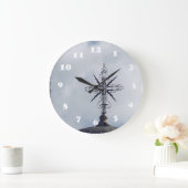 スカイズウォールクロックでクロス ラージ壁時計 (ホーム)