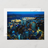 スカイタワーからオークランドのシティビュー – ポストカード (正面/裏面)