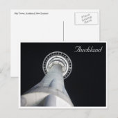 スカイタワーオークランドnz ポストカード (正面/裏面)