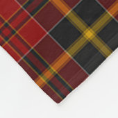 スカイタータンチェックプレイドのスコッツマアリスター フリースブランケット (角)