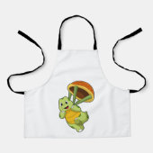 スカイダイバーとしてシェルを持つ亀 エプロン (正面)