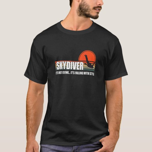 スカイダイバーは飛んでなんかいない Tシャツ (正面)