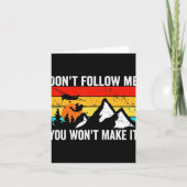 スカイダイバーを真似しないで 私はすごいことをする スカイダイバー カード (正面)