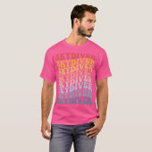 スカイダイバースカイダイビングGroovy Tシャツ (正面フル)
