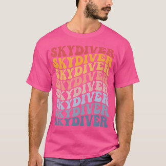 スカイダイバースカイダイビングGroovy Tシャツ