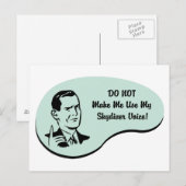 スカイダイバー声 ポストカード (正面/裏面)