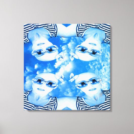 スカイダイバー キャンバスプリント (正面)