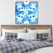 スカイダイバー キャンバスプリント (インサイチュ (寝室))