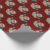 スカイダイビおもしろいング ラッピングペーパー (角)