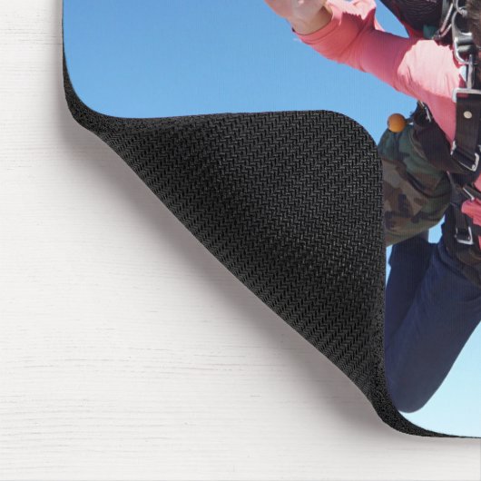 スカイダイビングおもしろい マウスパッド (コーナー)