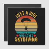 スカイダイビングが大好きな女の子 (正面/裏面)