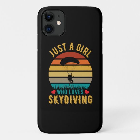スカイダイビングが好きな女の子 Case-Mate iPhoneケース (裏面)