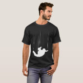 スカイダイビングとフリーフォール Tシャツ (正面フル)