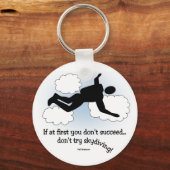 スカイダイビングなし キーホルダー (正面)