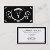 スカイダイビングの洗練さ 名刺 (正面/裏面)