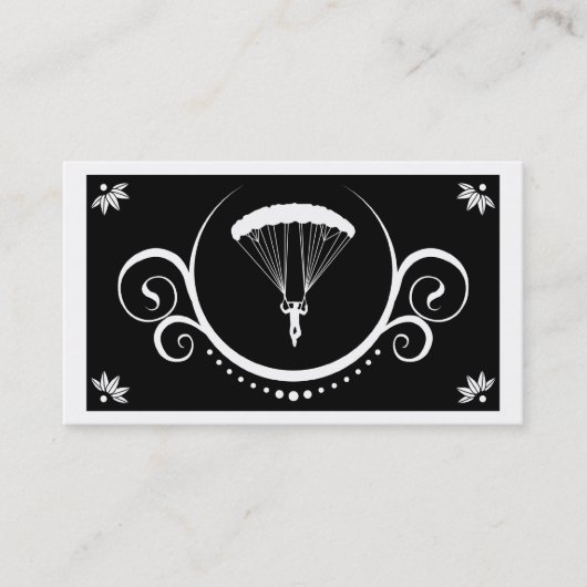 スカイダイビングの洗練さ 名刺 (正面)