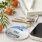 スカイダイビングの趣味 キーホルダー (正面右)