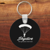 スカイダイビングの限界 キーホルダー (正面)