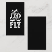 スカイダイビングエクストリームスポーツパラシュート機 名刺 (正面/裏面)