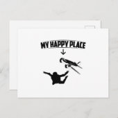 スカイダイビングギフトアイディア |スカイダイバー・スカイダイブ・スポーツ ポストカード (正面/裏面)