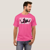 スカイダイビングジャンプI飛び降りるパラシュート Tシャツ (正面フル)