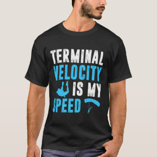 スカイダイビングスカイダイバーギフト男性へパパターミナルファン Tシャツ
