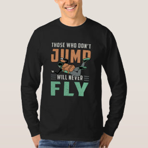 スカイダイビングスカイダイブスカイダイバージャンプレトロおもしろいギフト Tシャツ