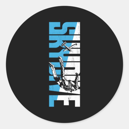 スカイダイビングスカイダイブ ラウンドシール (正面)