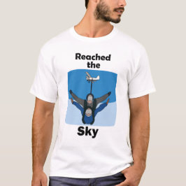 スカイダイビングスカイ到達お誕生日おめでとう Tシャツ
