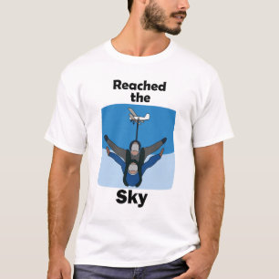 スカイダイビングスカイ到達お誕生日おめでとう Tシャツ