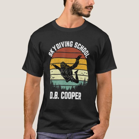 スカイダイビングスクールDbクーパー Tシャツ (正面)
