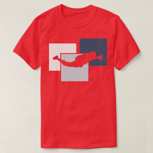 スカイダイビングスポーツ Tシャツ (デザイン正面)
