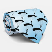 スカイダイビングデザインネクタイ ネクタイ (ロール)