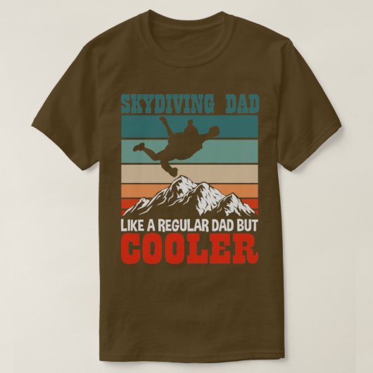 スカイダイビングパパ Tシャツ (デザイン正面)