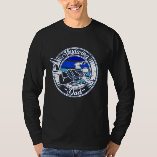 スカイダイビングパパ Tシャツ (正面)