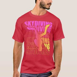 スカイダイビングパラシュートのパラシュートのスカイダイバーギフトアイディアs tシャツ