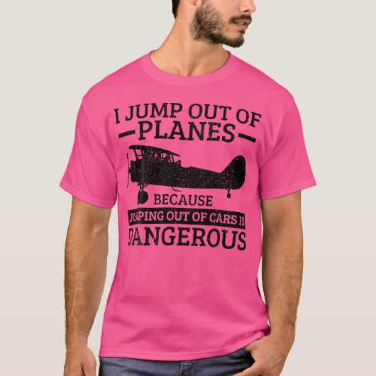スカイダイビングパラシュートギフト Tシャツ (正面)