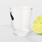 スカイダイビングパラシュートデザインショットグラス ショットグラス (右)