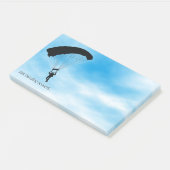 スカイダイビングパラシュートデザインセットデザインノート ポストイット (アングル)