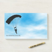 スカイダイビングパラシュートデザインセットデザインノート ポストイット (デスク)