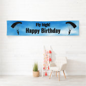 スカイダイビングパラシュートデザインバナー 横断幕 (インサイチュ)