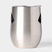 スカイダイビングパラシュートデザイン熱ワインタンブラー (左面)