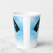 スカイダイビングパラシュートデザイン紙カップ 紙コップ (右)