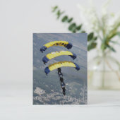 スカイダイビングパラシュート ポストカード (スタンド正面)