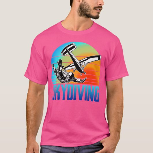 スカイダイビングパラシュート Tシャツ (正面)