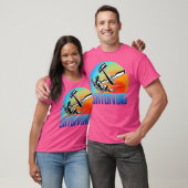 スカイダイビングパラシュート Tシャツ (ユニセックス)