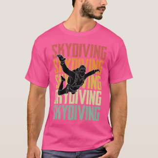 スカイダイビングパラシュート Tシャツ