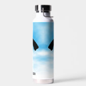 スカイダイビングパラシュートThor銅真空断熱 ウォーターボトル (左面)