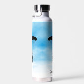 スカイダイビングパラシュートThor銅真空断熱 ウォーターボトル (右面)